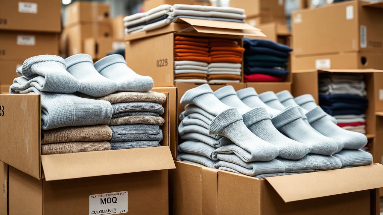 Sock MOQ Guide for Startups: What Affects Minimum Order Quantity?