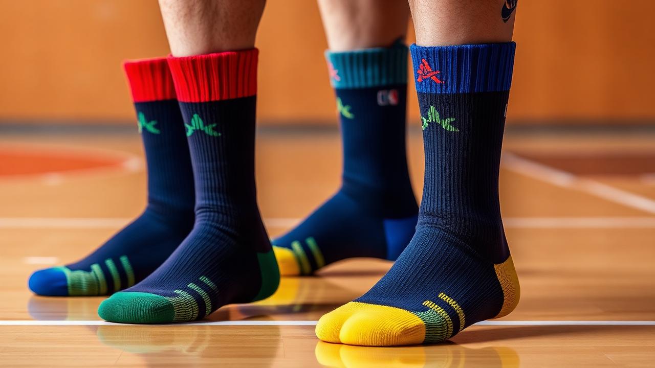 Custom Basketball Socks: Cushion, Arch Support and Branding