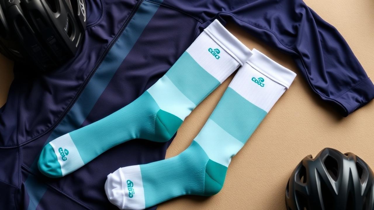 Custom Cycling Compression Socks for Clubs